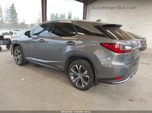 2T2HGMDA7MC059398 2021 LEXUS RX 450H Gray Trasero izquierdo