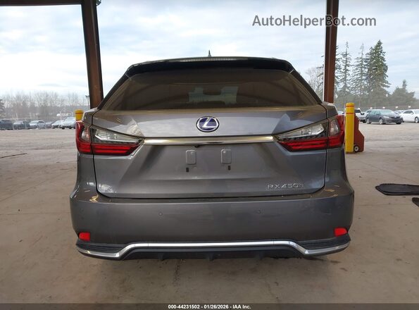 2T2HGMDA7MC059398 2021 LEXUS RX 450H Gray 