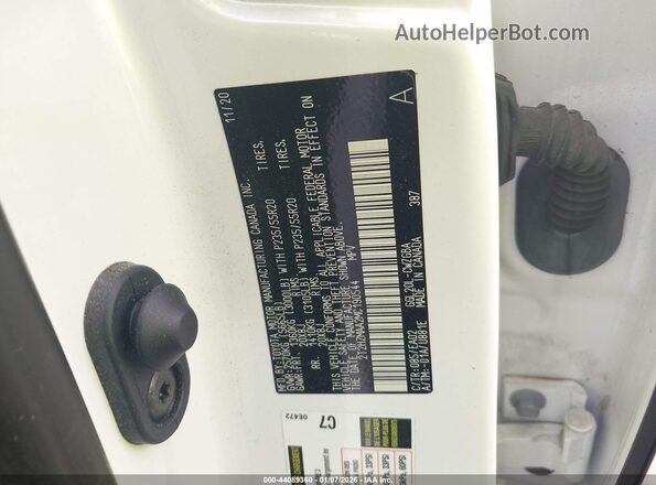 2T2HZMAA2MC190544 2021 LEXUS RX 350 White ძრავის განყოფილების ხედი