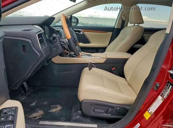 2T2HZMAA3NC225397 2022 LEXUS RX Red Widok wnętrza z przodu