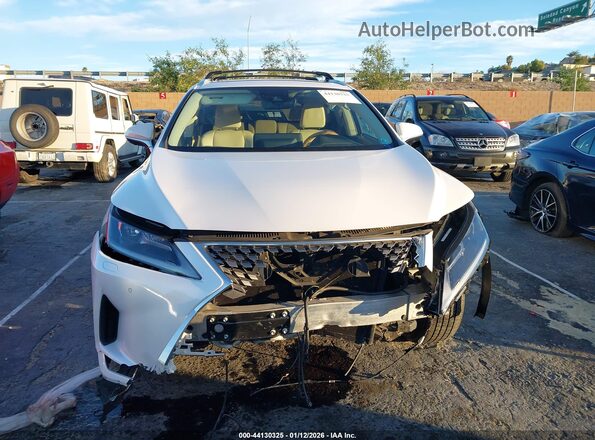 2T2HZMAA5NC248082 2022 LEXUS RX 350 White Instrument cluster view