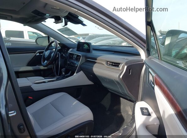 2T2HZMAA6LC174653 2020 LEXUS RX 350 Gray Widok wnętrza z przodu