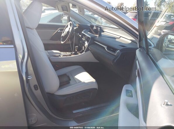 2T2HZMAA9LC179152 2020 LEXUS RX 350 Gray Widok wnętrza z przodu