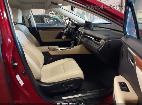 2T2HZMDA2MC294575 2021 LEXUS RX 350 Красный Вид салона спереди