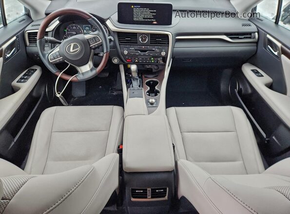2T2HZMDA2NC319931 2022 LEXUS RX White წინა პანელის ხედი