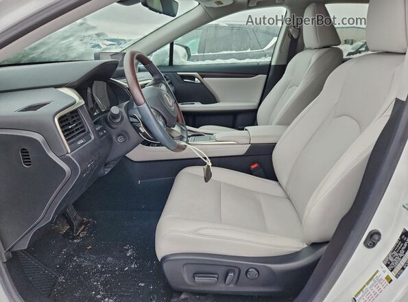 2T2HZMDA2NC319931 2022 LEXUS RX White წინა სალონის ხედი