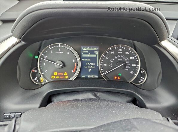 2T2HZMDA2NC319931 2022 LEXUS RX White ხელსაწყოთა პანელის ხედი