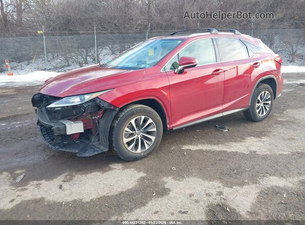 2T2HZMDA5LC239083 2020 LEXUS RX 350 Red Vista tres cuartos delantera izquierda