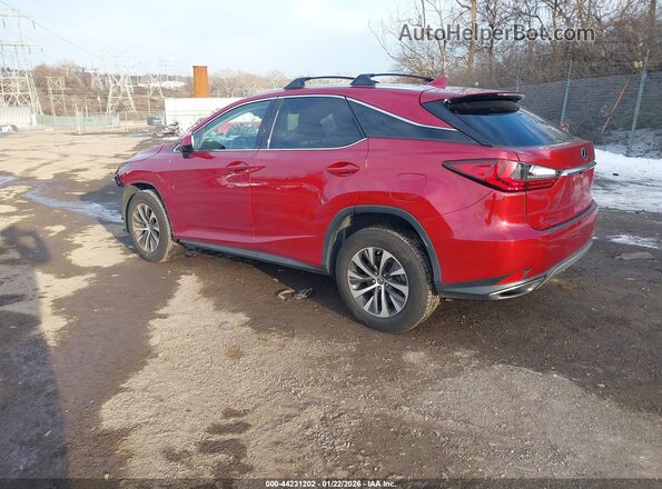 2T2HZMDA5LC239083 2020 LEXUS RX 350 Red Trasero izquierdo