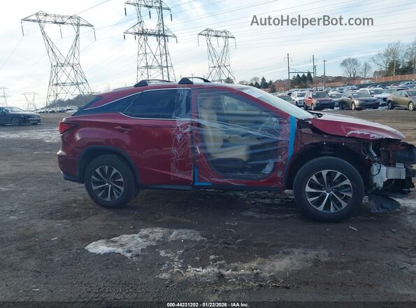 2T2HZMDA5LC239083 2020 LEXUS RX 350 Red Vista interior trasera