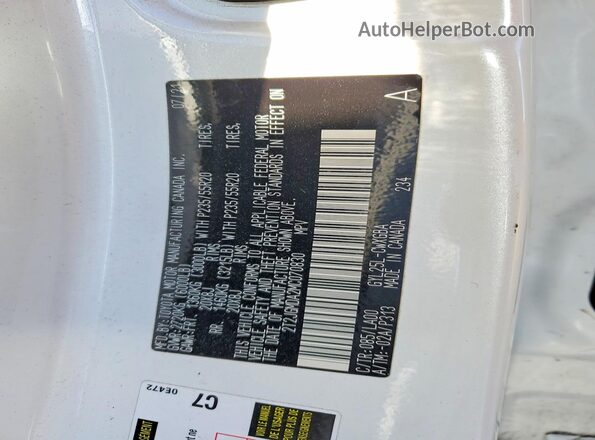2T2JGMDA2MC070830 2021 LEXUS RX White 