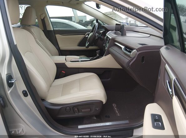 2T2JZMAA1LC178207 2020 LEXUS RX 350 Champagne Вид салону спереду