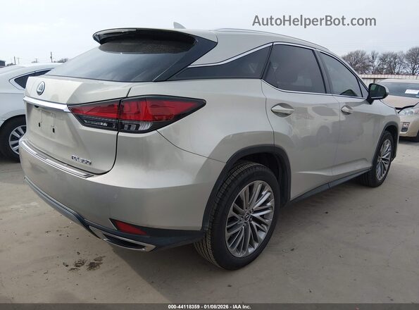2T2JZMAA1LC178207 2020 LEXUS RX 350 Champagne Задня права чверть