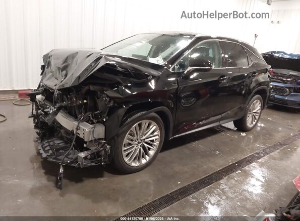 2T2JZMDA4LC217772 2020 LEXUS RX 350 Black წინა მარცხენა ხედი სამი მეოთხედიდან