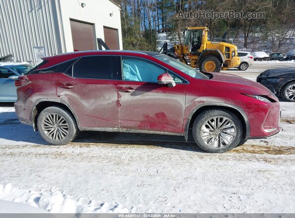 2T2JZMDA8LC247101 2020 LEXUS RX 350 Red Vista interior trasera
