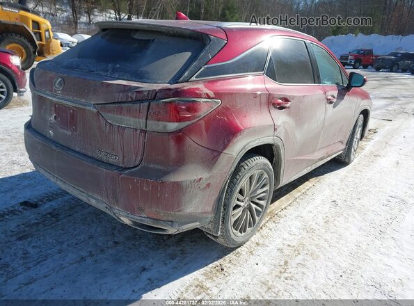 2T2JZMDA8LC247101 2020 LEXUS RX 350 Red Trasero derecho