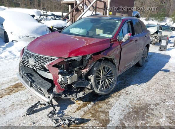 2T2JZMDA8LC247101 2020 LEXUS RX 350 Red Vista tres cuartos delantera izquierda