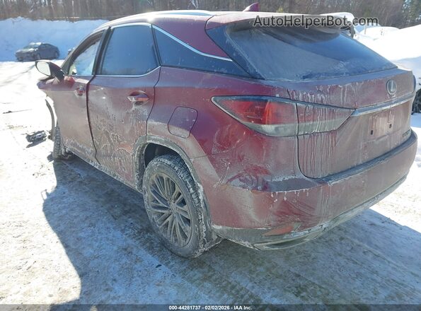 2T2JZMDA8LC247101 2020 LEXUS RX 350 Red Trasero izquierdo