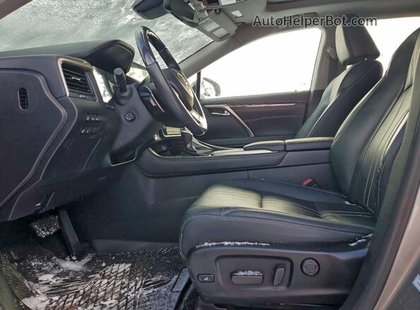 2T2JZMDAXLC243230 2020 LEXUS RX Gray Вид салону спереду