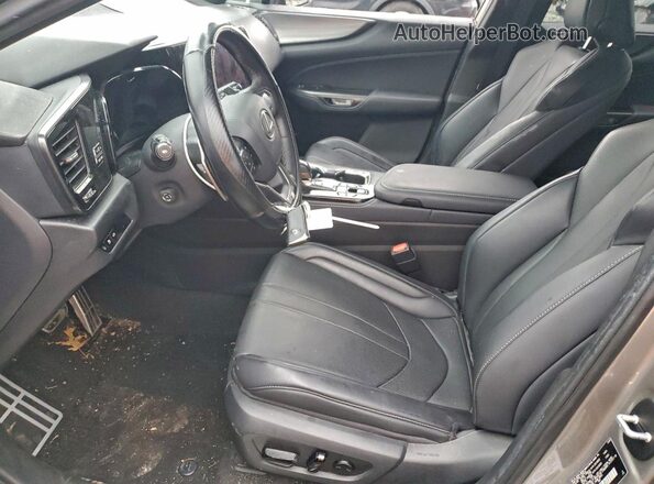 2T2KGCEZ6PC024716 2023 LEXUS NX Gray Widok wnętrza z przodu