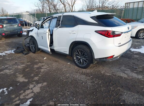 2T2SGMDA5NC072545 2022 LEXUS RX 450H White უკანა მარცხენა