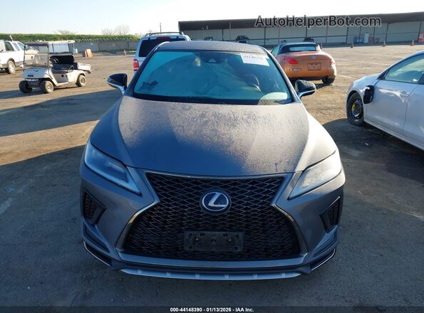 2T2SGMDAXLC046603 2020 LEXUS RX 450H Gray Widok zestawu wskaźników