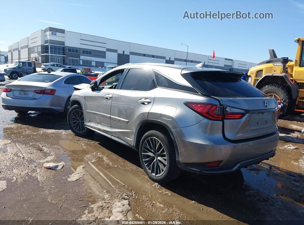 2T2SGMDAXMC068134 2021 LEXUS RX 450H Silver Trasero izquierdo