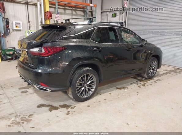 2T2SZMDA6NC327892 2022 LEXUS RX 350 Черный Задняя правая четверть