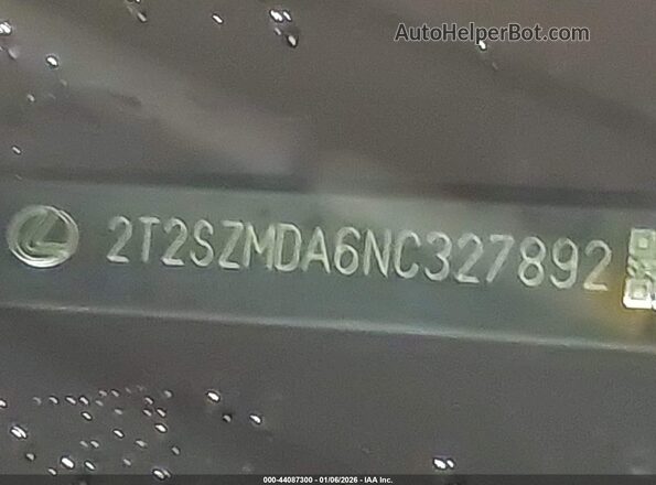 2T2SZMDA6NC327892 2022 LEXUS RX 350 Черный Вид подкапотного пространства