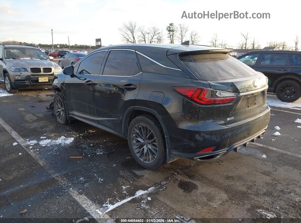 2T2SZMDAXNC342296 2022 LEXUS RX 350 Black Rear left
