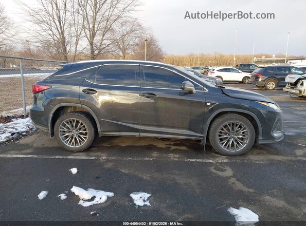 2T2SZMDAXNC342296 2022 LEXUS RX 350 Black Rear interior view