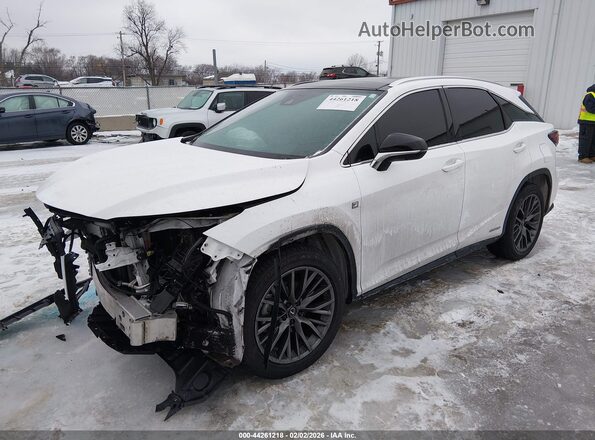 2T2YGMDA3MC062475 2021 LEXUS RX 450H White Vista tres cuartos delantera izquierda
