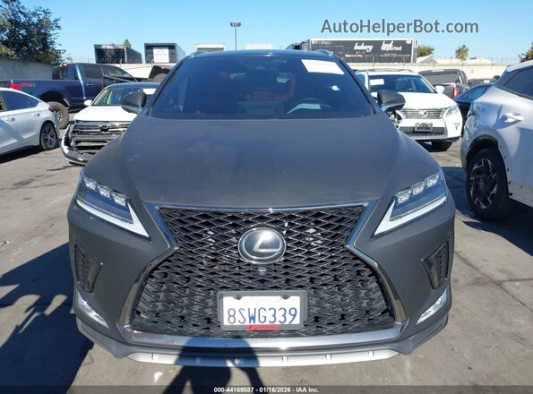 2T2YZMDA8LC256086 2020 LEXUS RX 350 Black Rear interior view