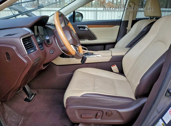 2T2ZZMCA1GC027504 2016 LEXUS RX Gray Вид салону спереду
