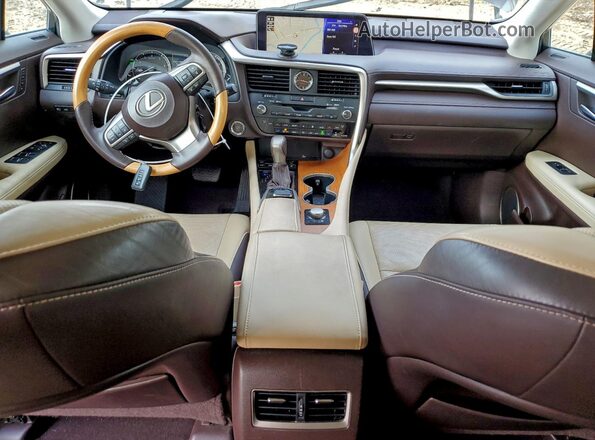 2T2ZZMCA1GC027504 2016 LEXUS RX Gray Вид панелі приладів