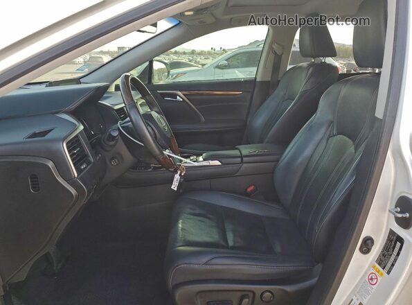 2T2ZZMCA2GC004796 2016 LEXUS RX White Вид салону спереду