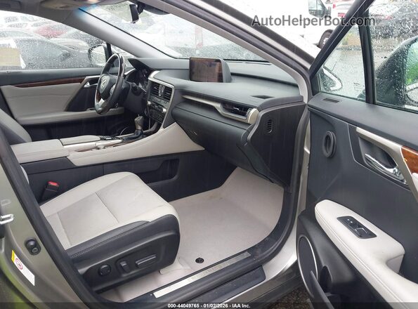 2T2ZZMCA2JC093938 2018 LEXUS RX 350 Серый Вид салона спереди