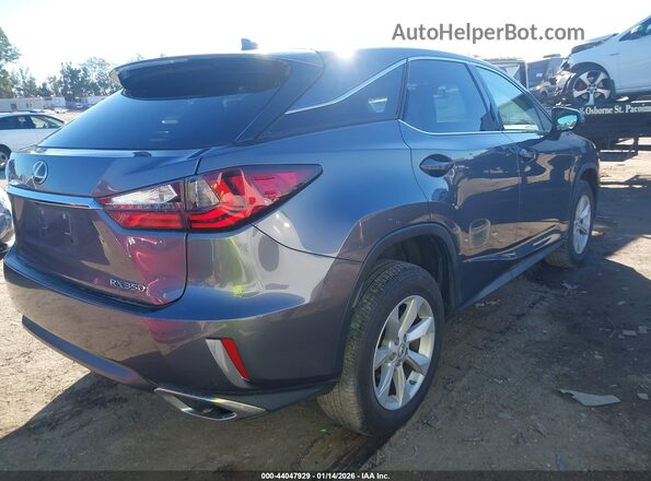 2T2ZZMCA3GC004600 2016 LEXUS RX 350 Серый Задняя правая четверть