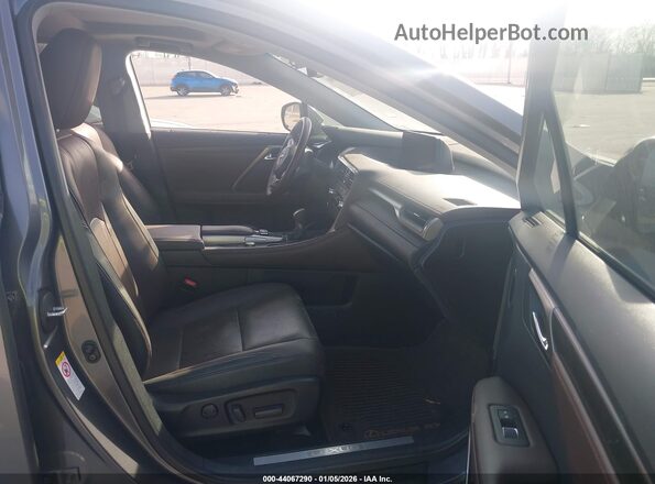 2T2ZZMCA3KC120629 2019 LEXUS RX 350 Gray Widok wnętrza z przodu