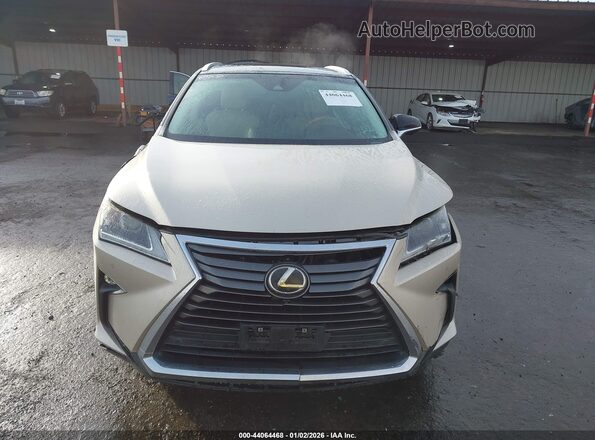 2T2ZZMCA6GC021908 2016 LEXUS RX 350 Beige Widok zestawu wskaźników