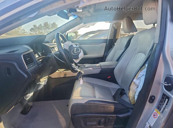 2T2ZZMCA6HC085268 2017 LEXUS RX Серебряный Вид салона спереди