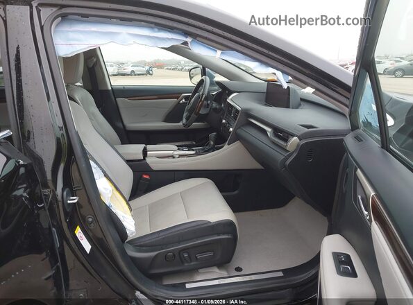 2T2ZZMCA6JC105802 2018 LEXUS RX 350 Черный Вид салона спереди