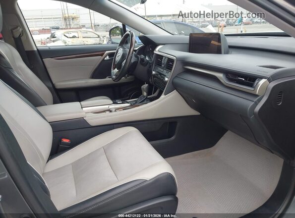 2T2ZZMCA9JC106801 2018 LEXUS RX 350 Gray Вид салону спереду