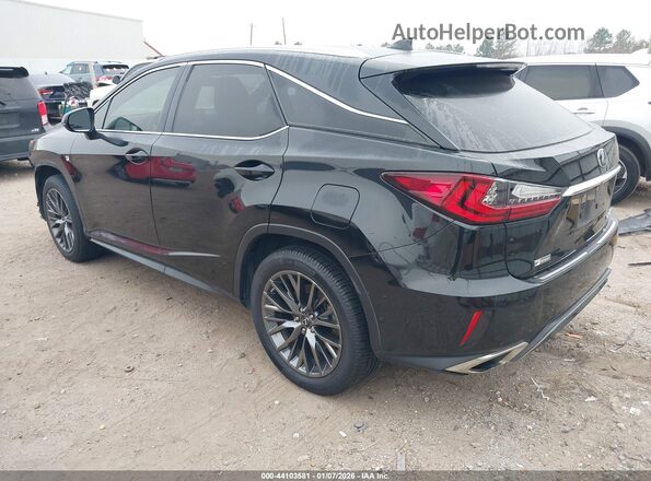 2T2ZZMCAXHC080154 2017 LEXUS RX 350 Black Tył lewy