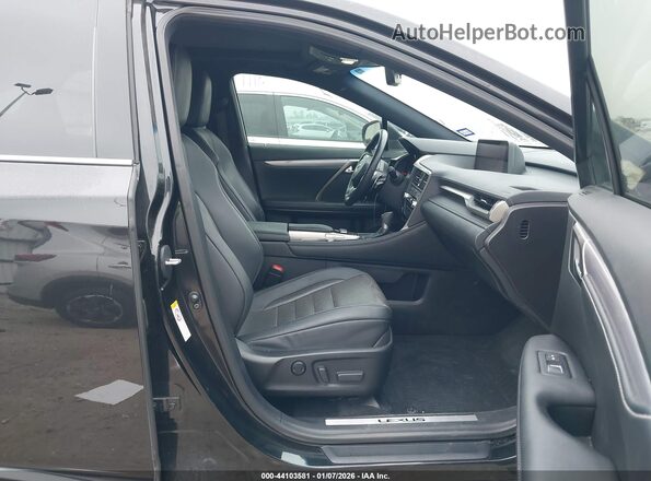 2T2ZZMCAXHC080154 2017 LEXUS RX 350 Black Widok wnętrza z przodu