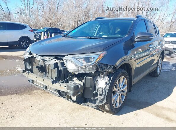 2T3DFREV1HW667661 2017 TOYOTA LIMITED Gray წინა მარცხენა ხედი სამი მეოთხედიდან