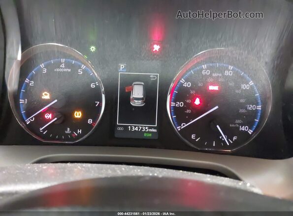 2T3DFREV9GW450194 2016 TOYOTA LIMITED Burgundy Հետևի նստատեղերի տեսք