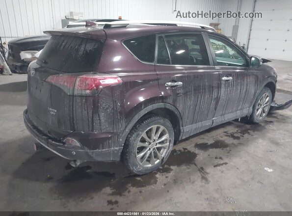2T3DFREV9GW450194 2016 TOYOTA LIMITED Burgundy Հետևի աջ