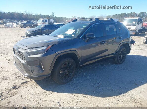 2T3E6RFV0PW042072 2023 TOYOTA RAV4 HYBRID Gray Vista tres cuartos delantera izquierda