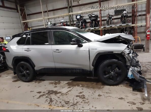 2T3E6RFV5MW009399 2021 TOYOTA RAV4 HYBRID Silver 